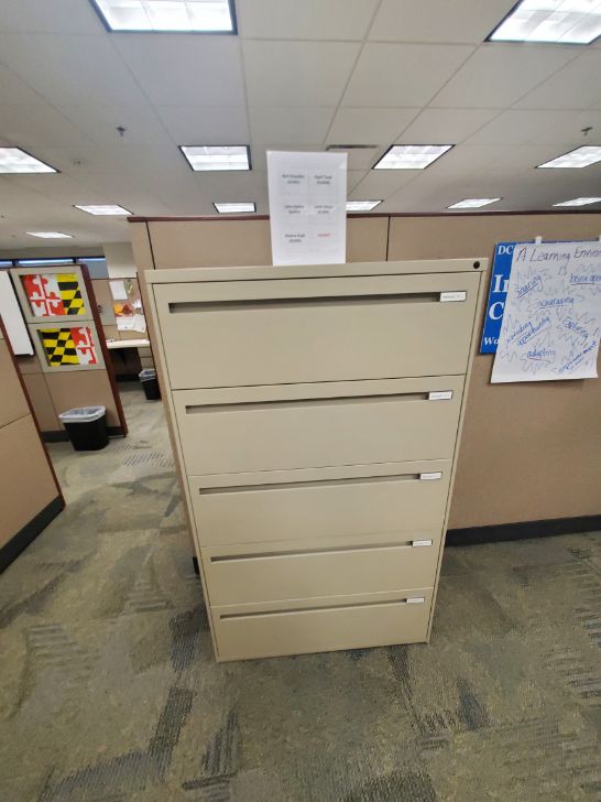 5-Drawer Lateral Filing Cabinet