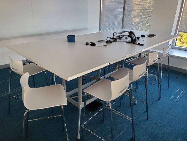 Rectangular Standing Height Table. 10' x 5'