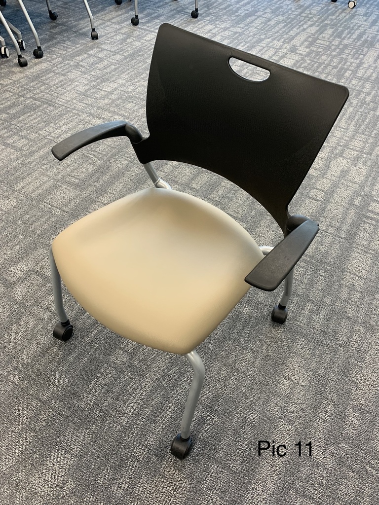 Chair, on casters