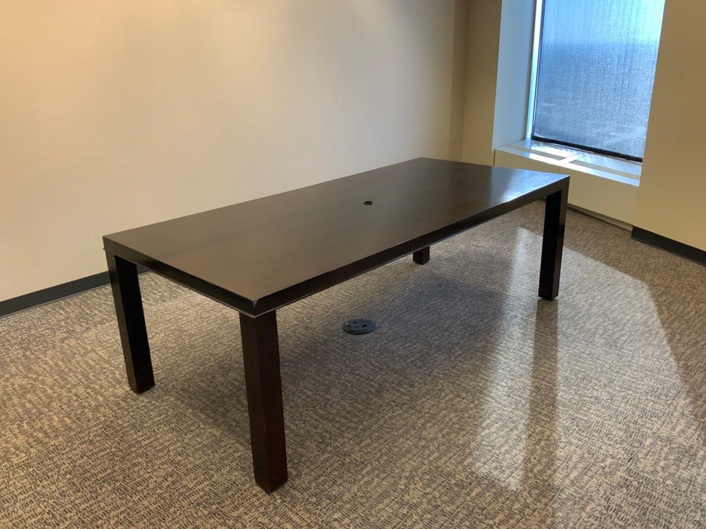 Conference Table, 4 Corner Legs, 1 Piece Top, 42x84