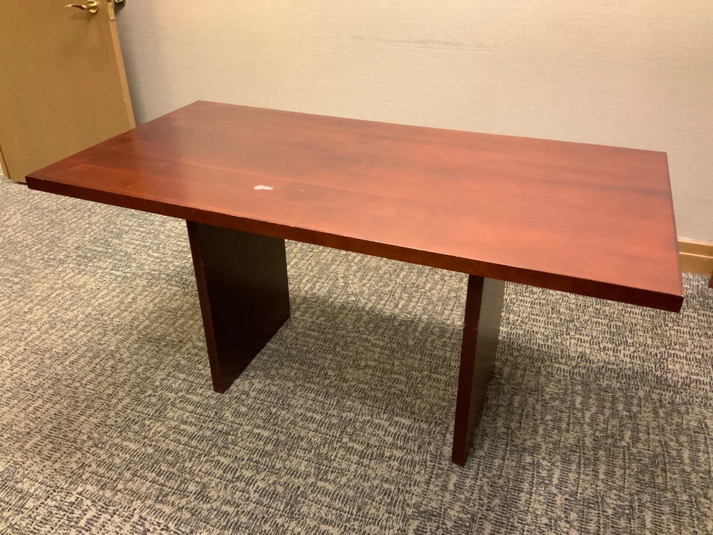 Conference Table, 72"R, Contemporary, Wood Veneer