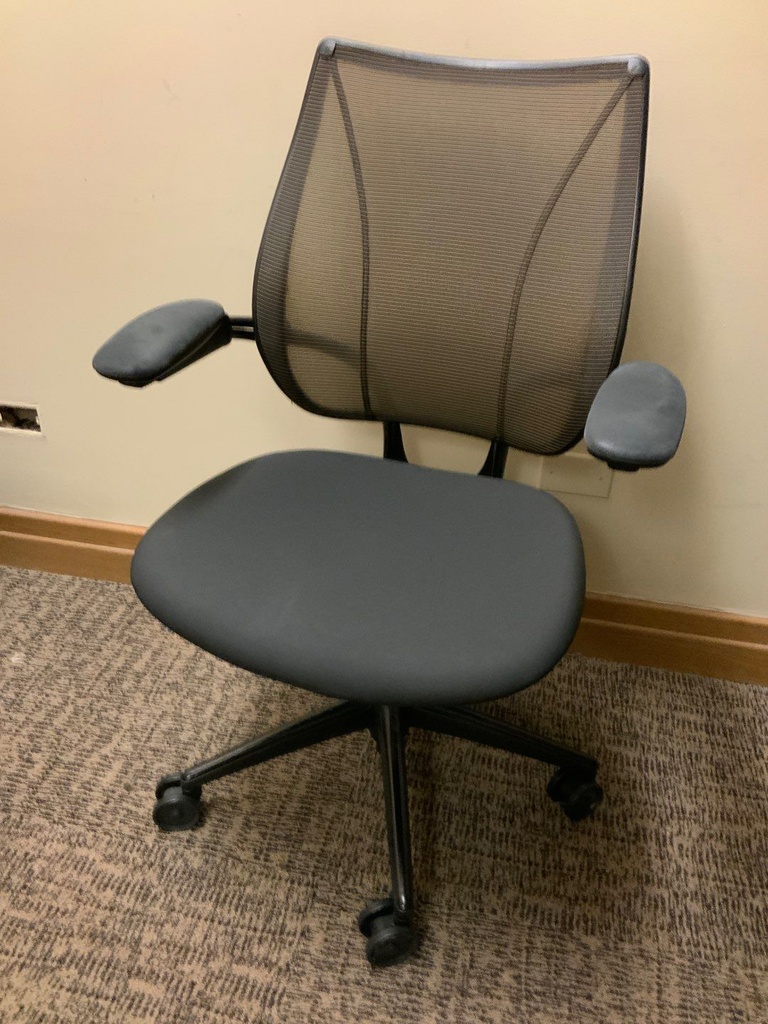 Management Task Chair w/ Height Adjustabek Arms, Mesh Back
