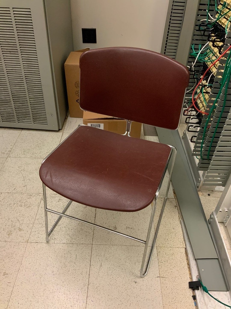 Guest Chair, High Density Stacker, Chrome Frame, without Arms