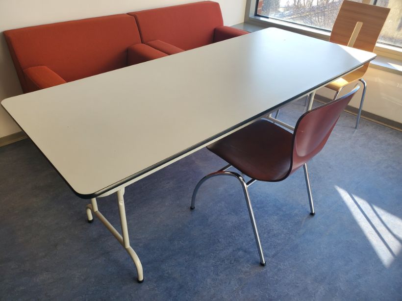 White Folding Table