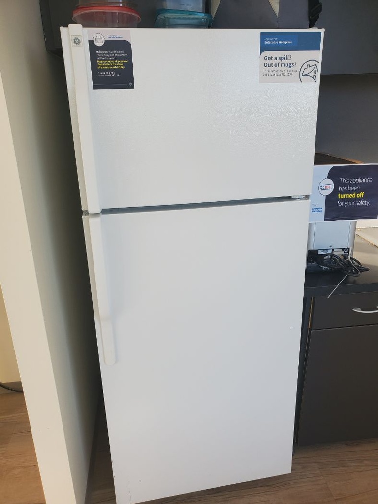 Top-Freezer Fridge, GE