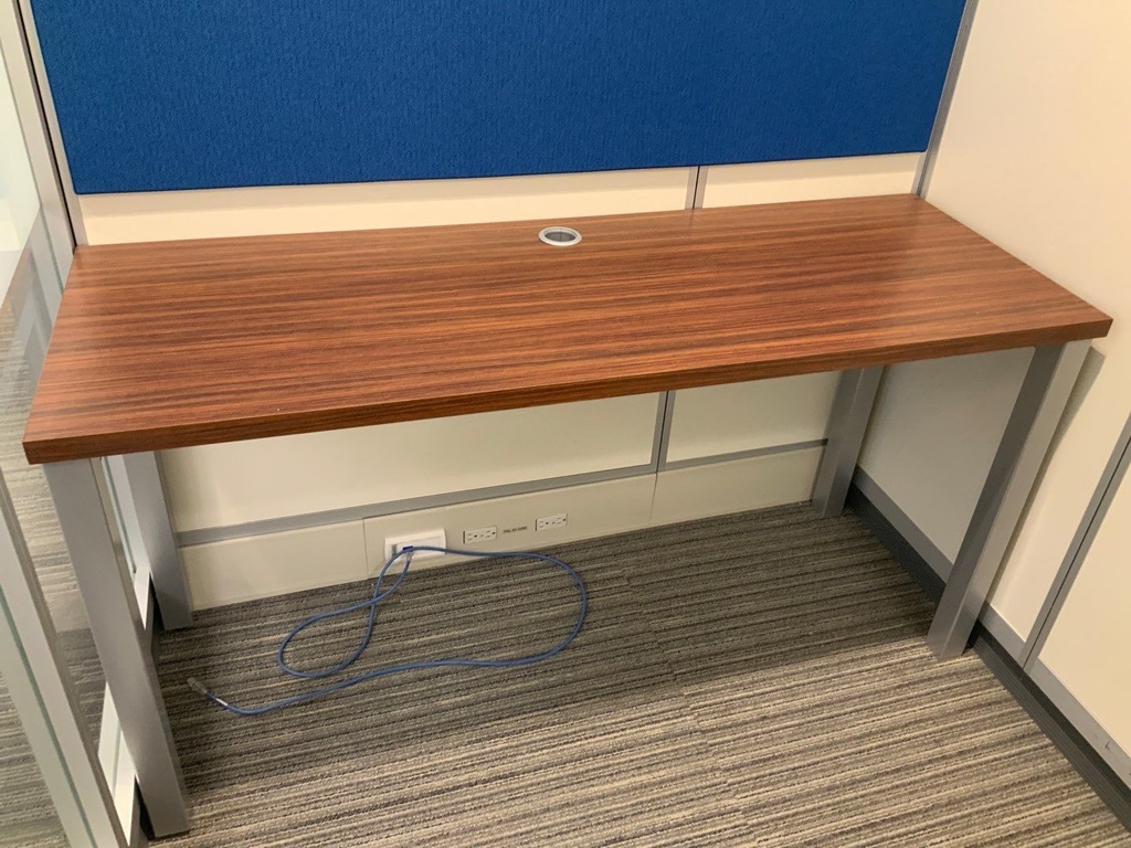 Training / Work Table - 1 Person, 20"Dx52"W, Fixed Legs (Phone Room Table)