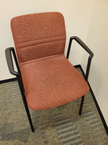 Event Chair, Red/Gold