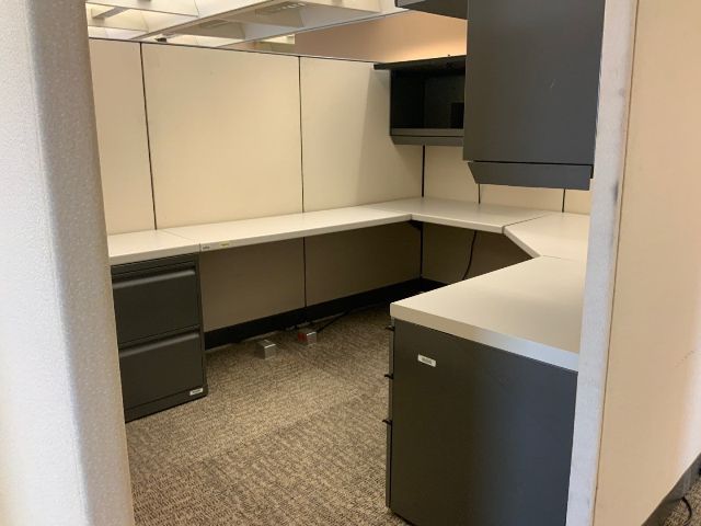   Knoll Morrison Panel Systems, 7x10 Cubicle, Cluster of 2