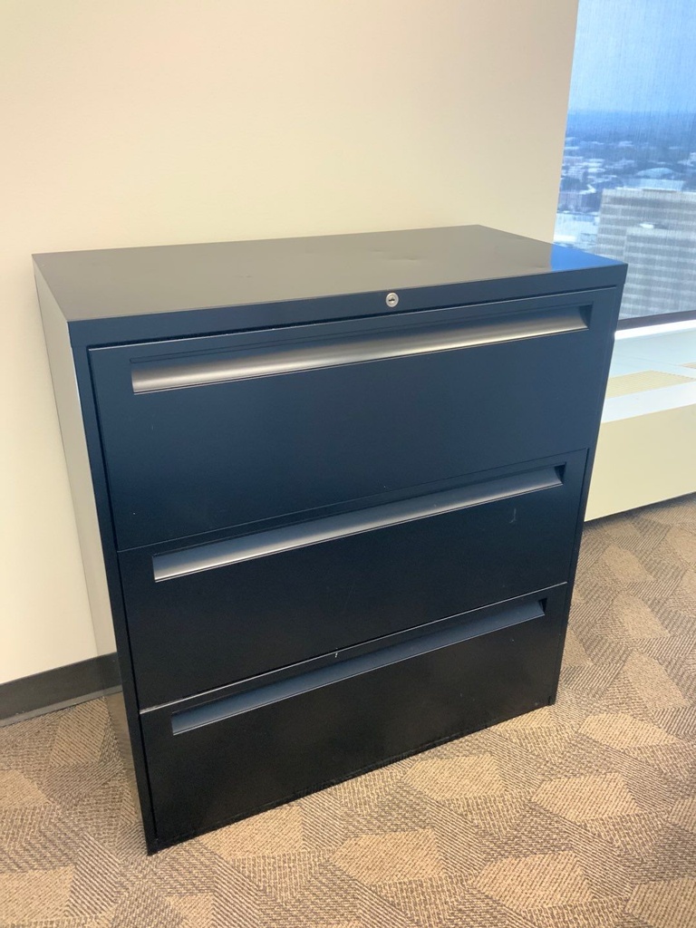 4-Drawer Lateral File Credenza