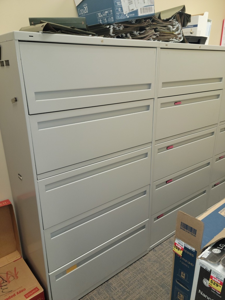 HON 5 drawer 42" wide lateral file
