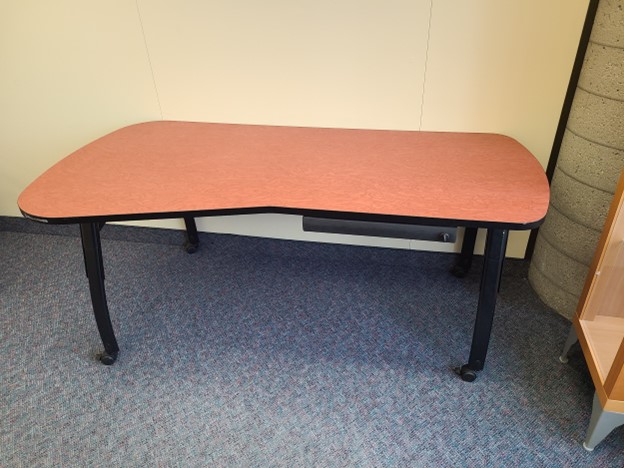 Table on wheels - 6' long x 3' wide x 30"