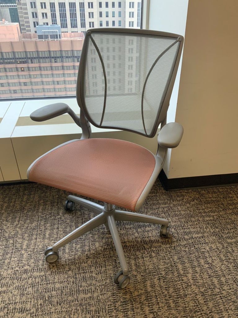 Management Task Chair w/ Height Adjustable Arms, Mesh Back