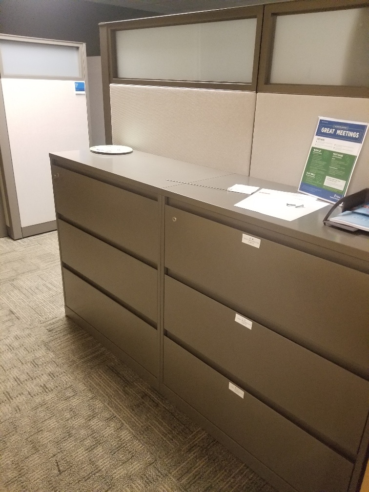 Light Grey 3-Drawer Lateral Filling Cabinet