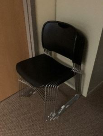 Stackable Chair, black