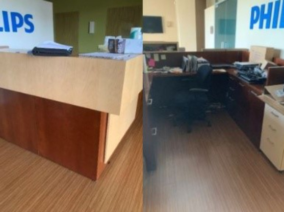 Desk, reception