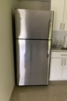 Fridge, stainless steel