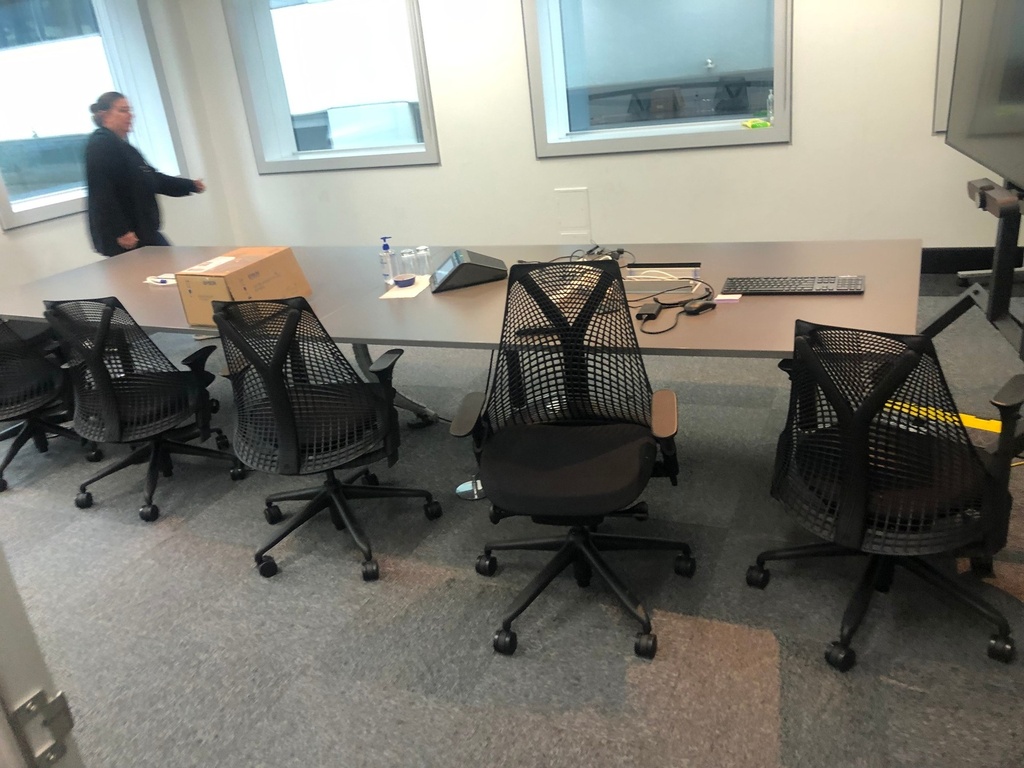 Large meeting room table