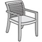 Oriana Arm Chair **Photo Representative**