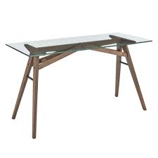 72" Desk w/ glass