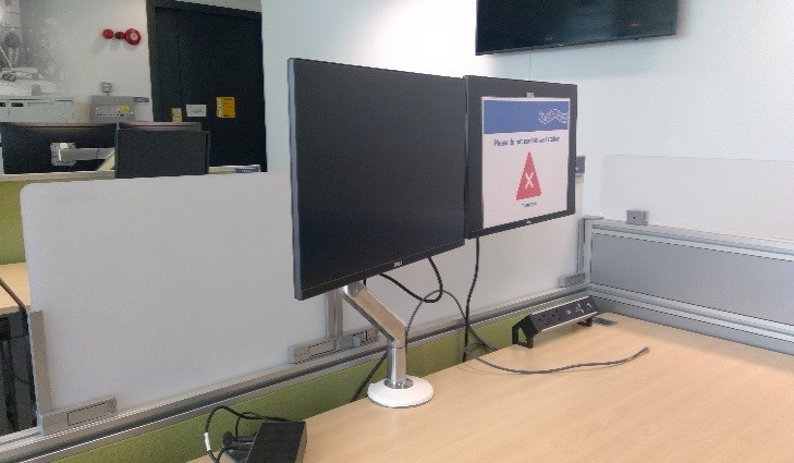 MONITOR ARM double
