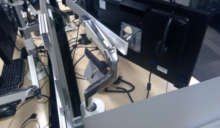 MONITOR ARM double