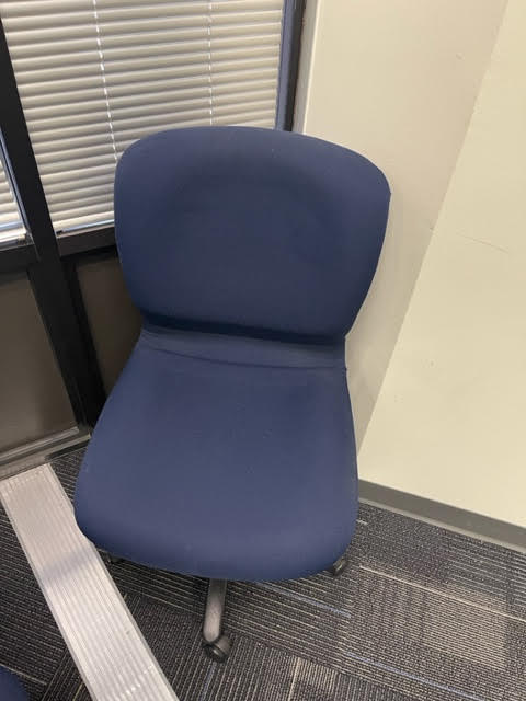Task Chair no arms - blue