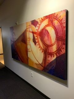 Large Compass Canvas Art