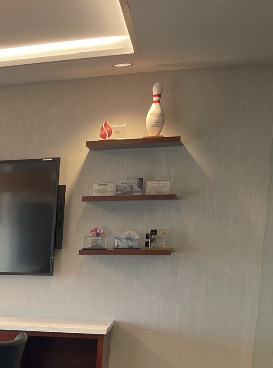 Floating Wood Shelves