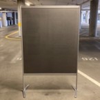 Rolling Tack Board (48W 74 3/4H)