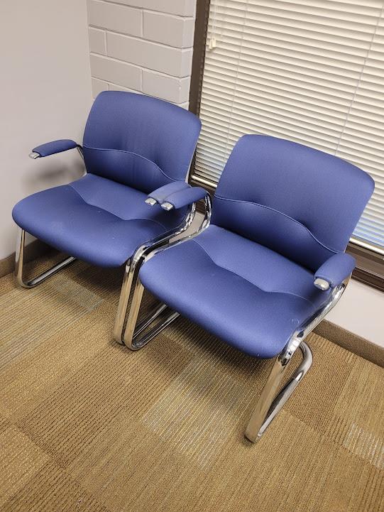 Client Chairs Blue
