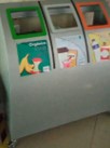 Garbage/recycling sorting bin | Papelera de clasificación de basura/reciclaje