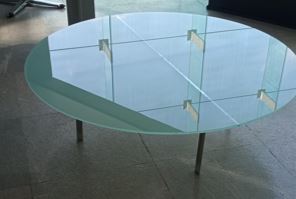 Table, tempered glass | Table, tempered glass