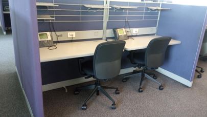 Workstation, grey | Estación de trabajo, gris