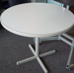 Round table, white | Mesa redonda, blanca