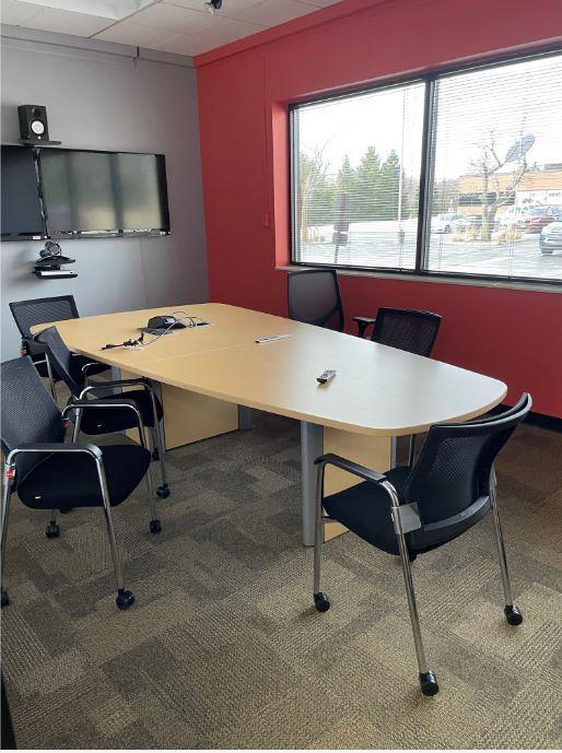 10' conference table, maple