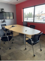 [#C7-7] 10' conference table, maple