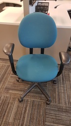 [#B13-11] Task Chair w/ Arms - blue