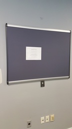 [#F1-52] Cork Board - grey #2