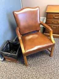 [#B8-32] leather &amp; wood leather