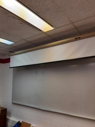 [#F3-18] Projector Screen w/ brackets