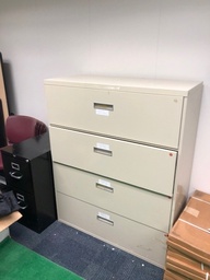 [#D10-f3] File cabinet, lateral, 4-drawer