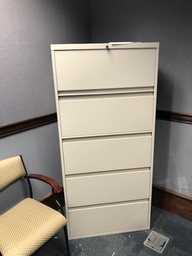 [#D12-f7] File cabinet, lateral, 5-drawer