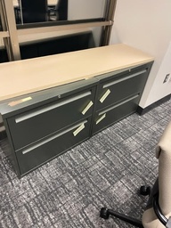[#D6-131] Green Lateral File Cabinet