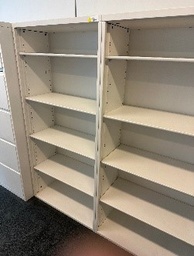 [#D4-19] #14 - Metal 5 shelf bookcase30 x 14 x 63