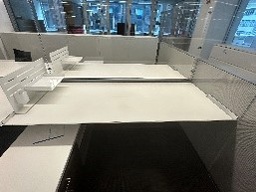 [#A7-22] #17 - white work surface 72"72 x 28.5