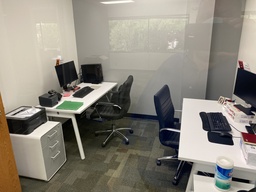 [#C11-19] White Desks