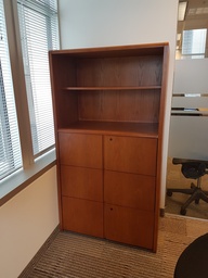 [#D4-18] Wood Bookcase - 5 Shelves