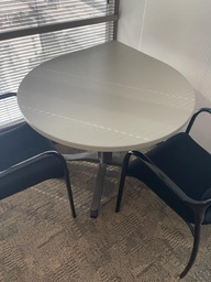 [#C5-46]  TEARDROP TABLE - GREY