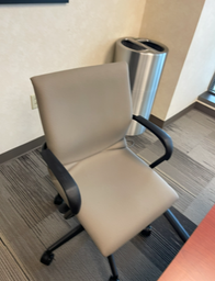 [#B5-75]  BROWN TASK CHAIR 