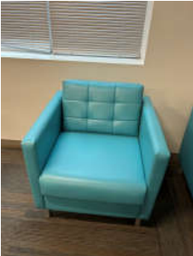 [#B12-6] Arm Chair (blue)